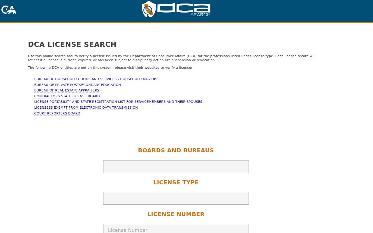 Apple Valley neighbors California professional license search