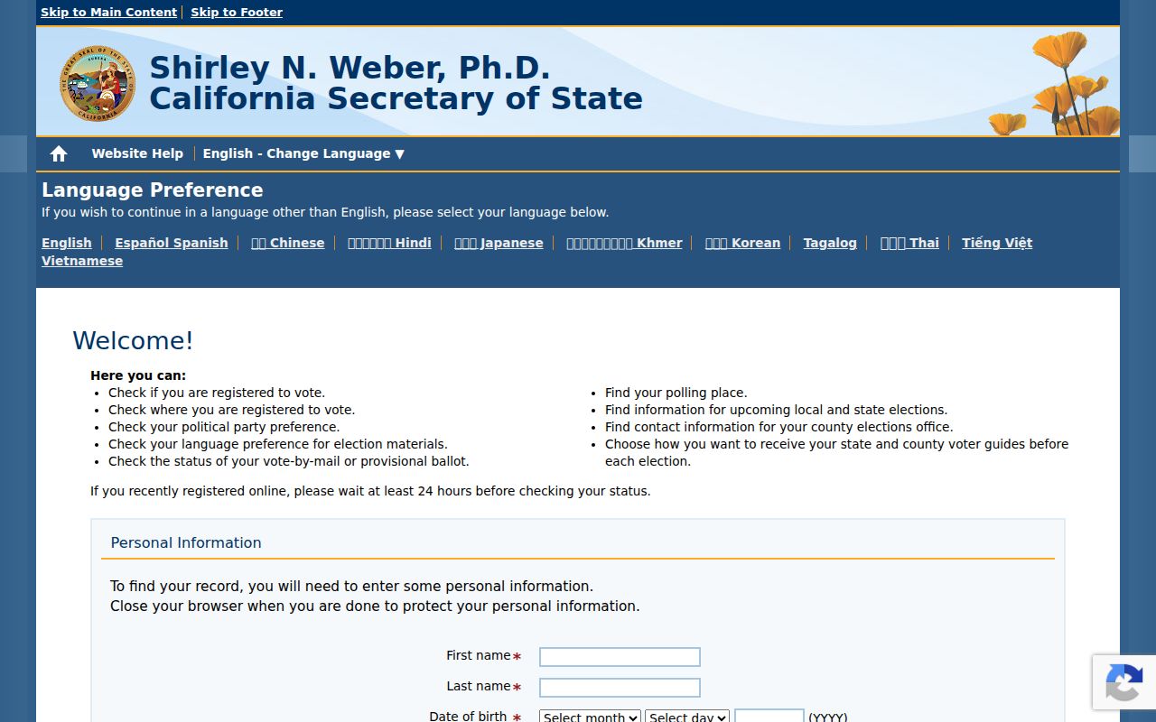 Apple Valley ZIP code directory voter status lookup